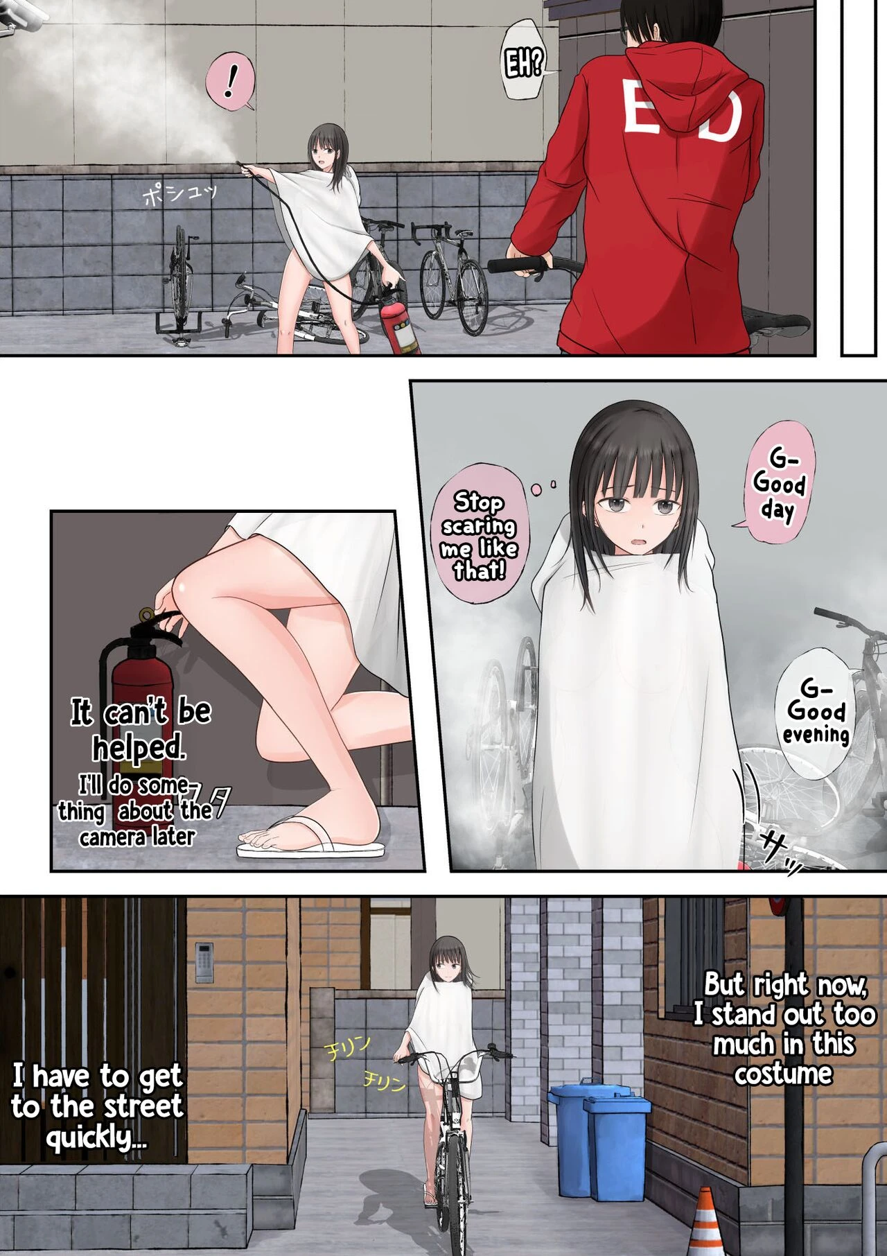 Halloween Exhibitionist Girl | Halloween Roshutsu Shoujo porn comic picture 18