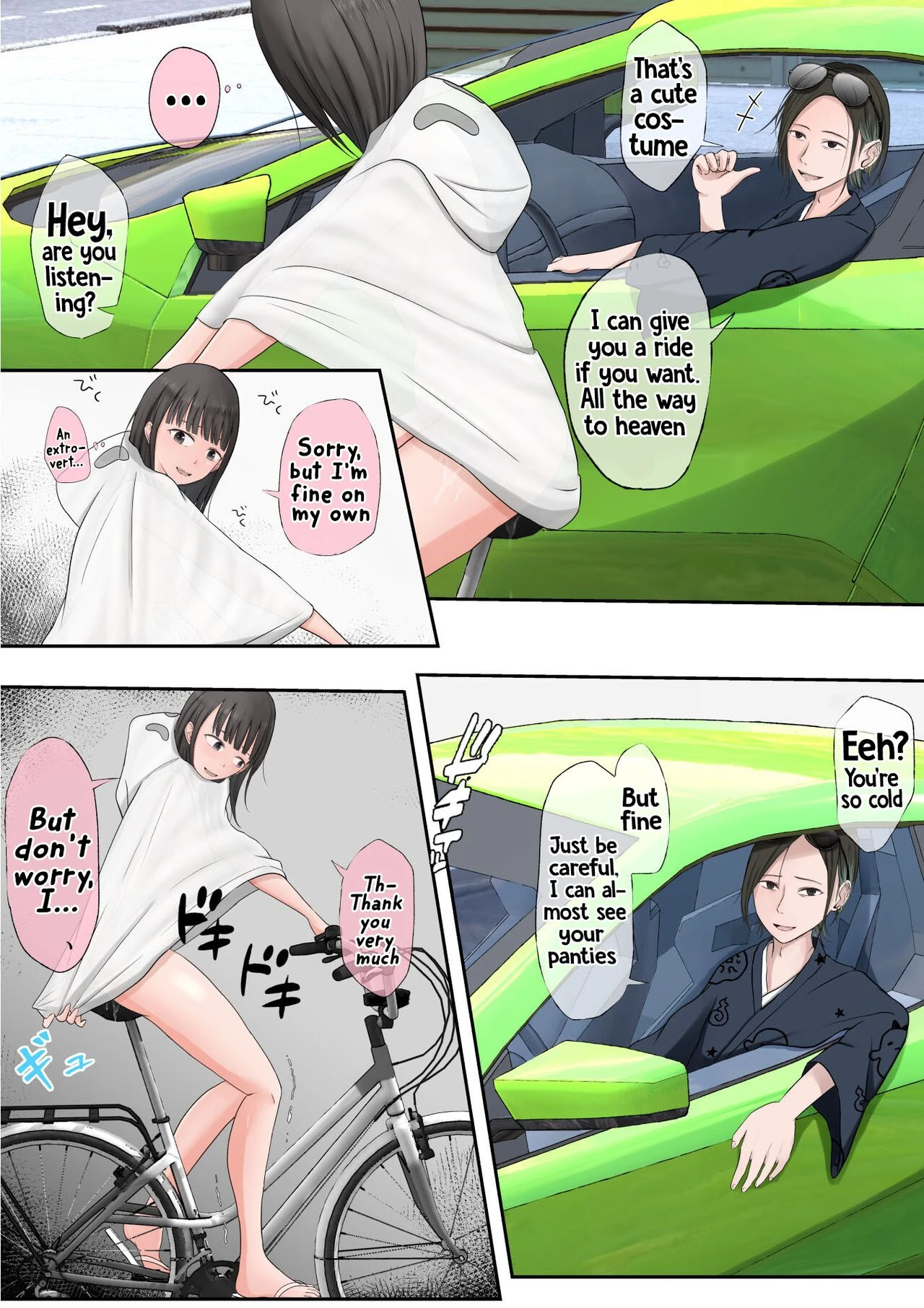 Halloween Exhibitionist Girl | Halloween Roshutsu Shoujo porn comic picture 20