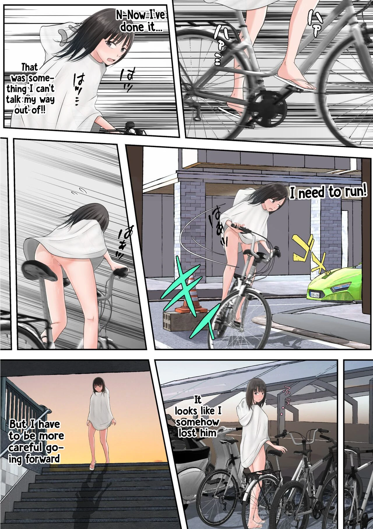 Halloween Exhibitionist Girl | Halloween Roshutsu Shoujo porn comic picture 22