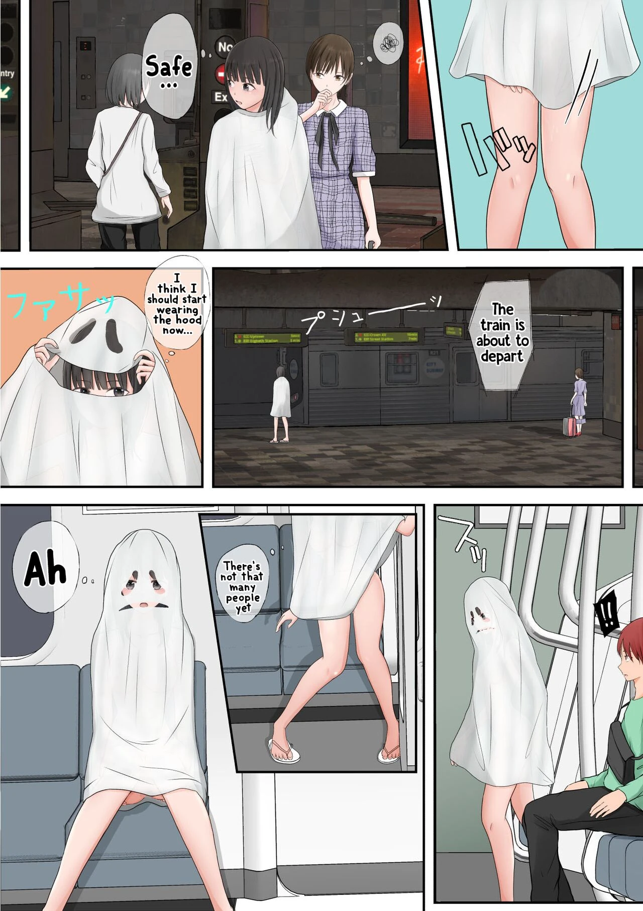 Halloween Exhibitionist Girl | Halloween Roshutsu Shoujo porn comic picture 25