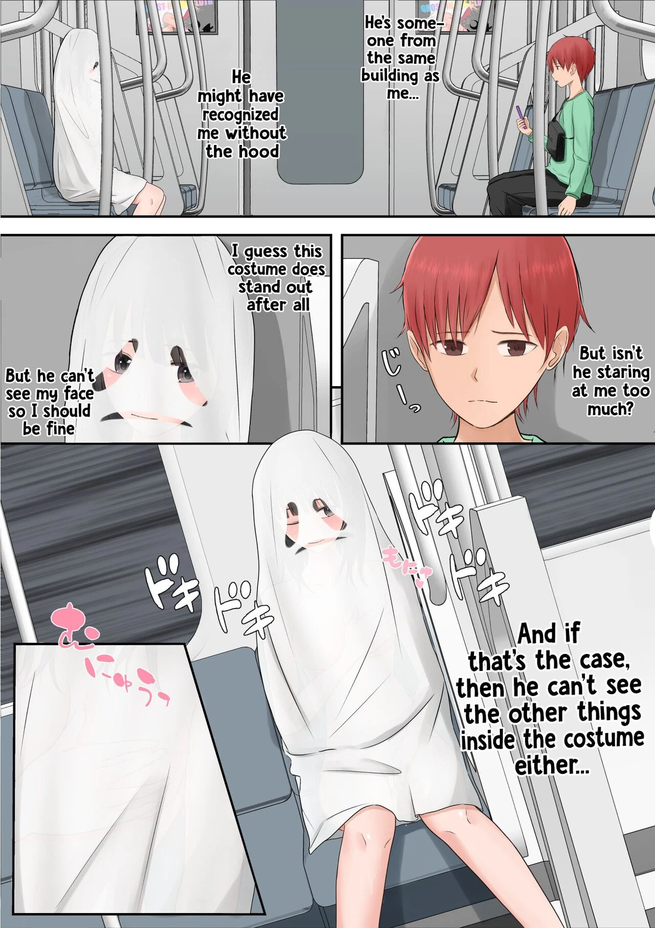 Halloween Exhibitionist Girl | Halloween Roshutsu Shoujo porn comic picture 26