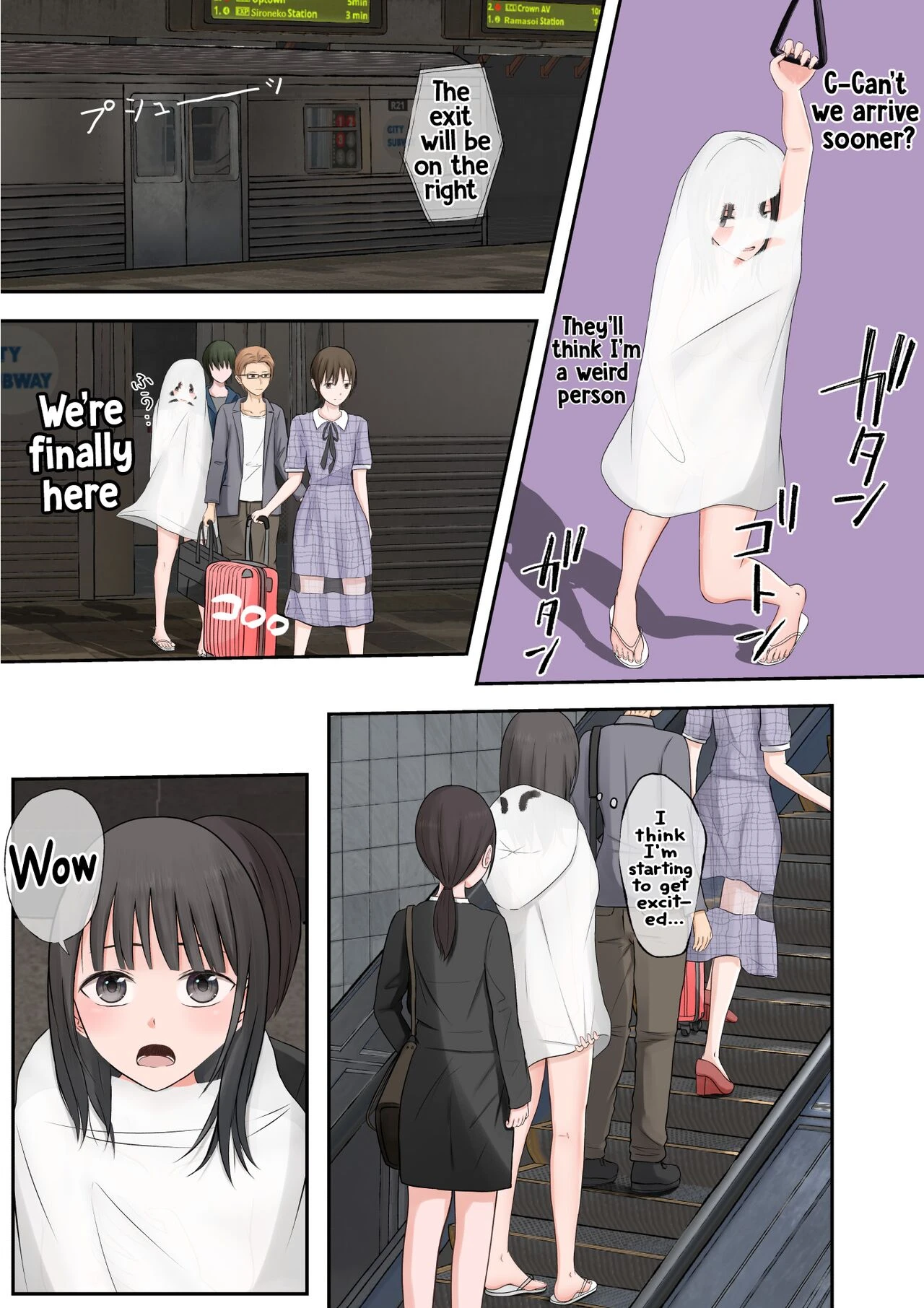 Halloween Exhibitionist Girl | Halloween Roshutsu Shoujo porn comic picture 35