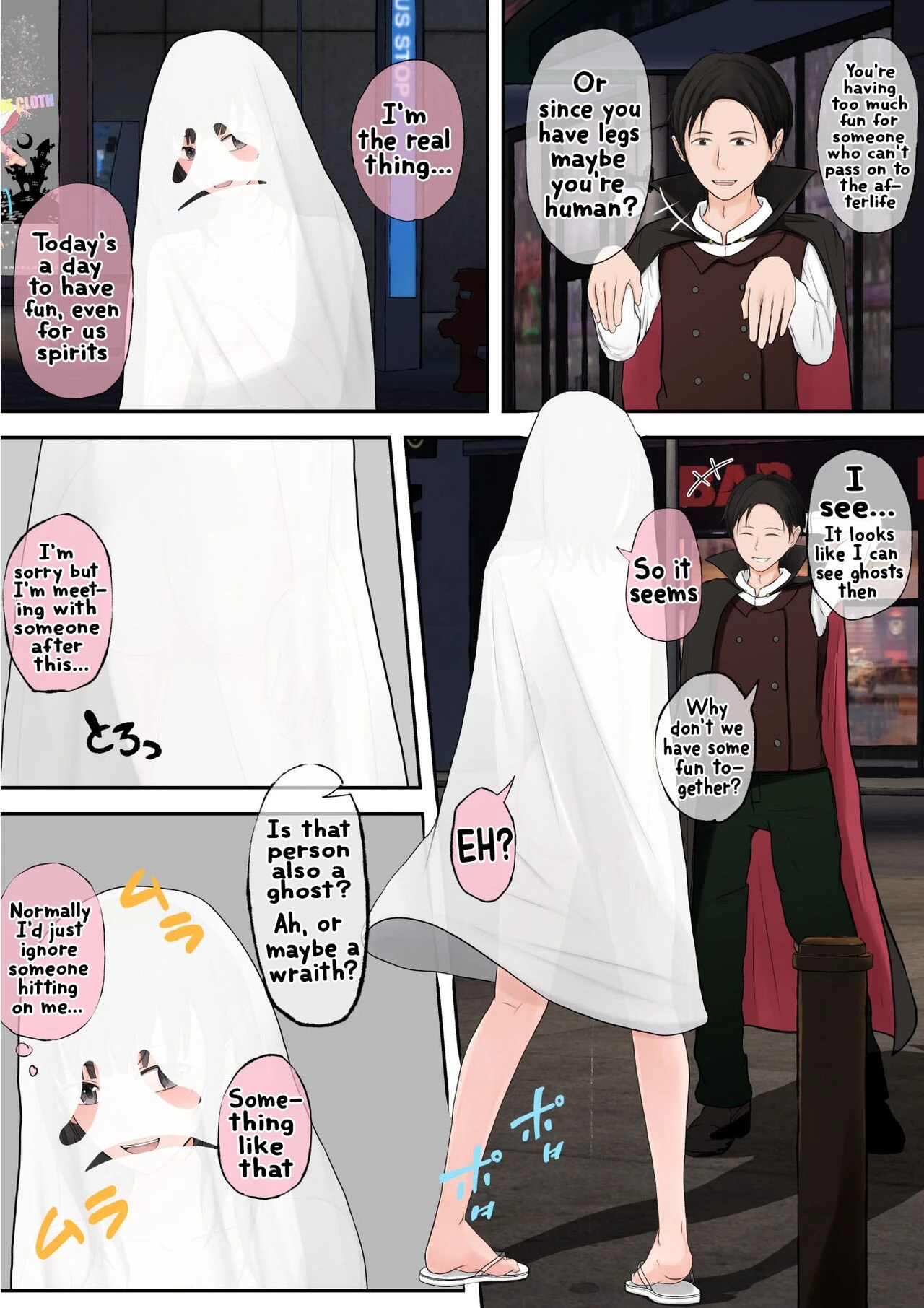 Halloween Exhibitionist Girl | Halloween Roshutsu Shoujo porn comic picture 38