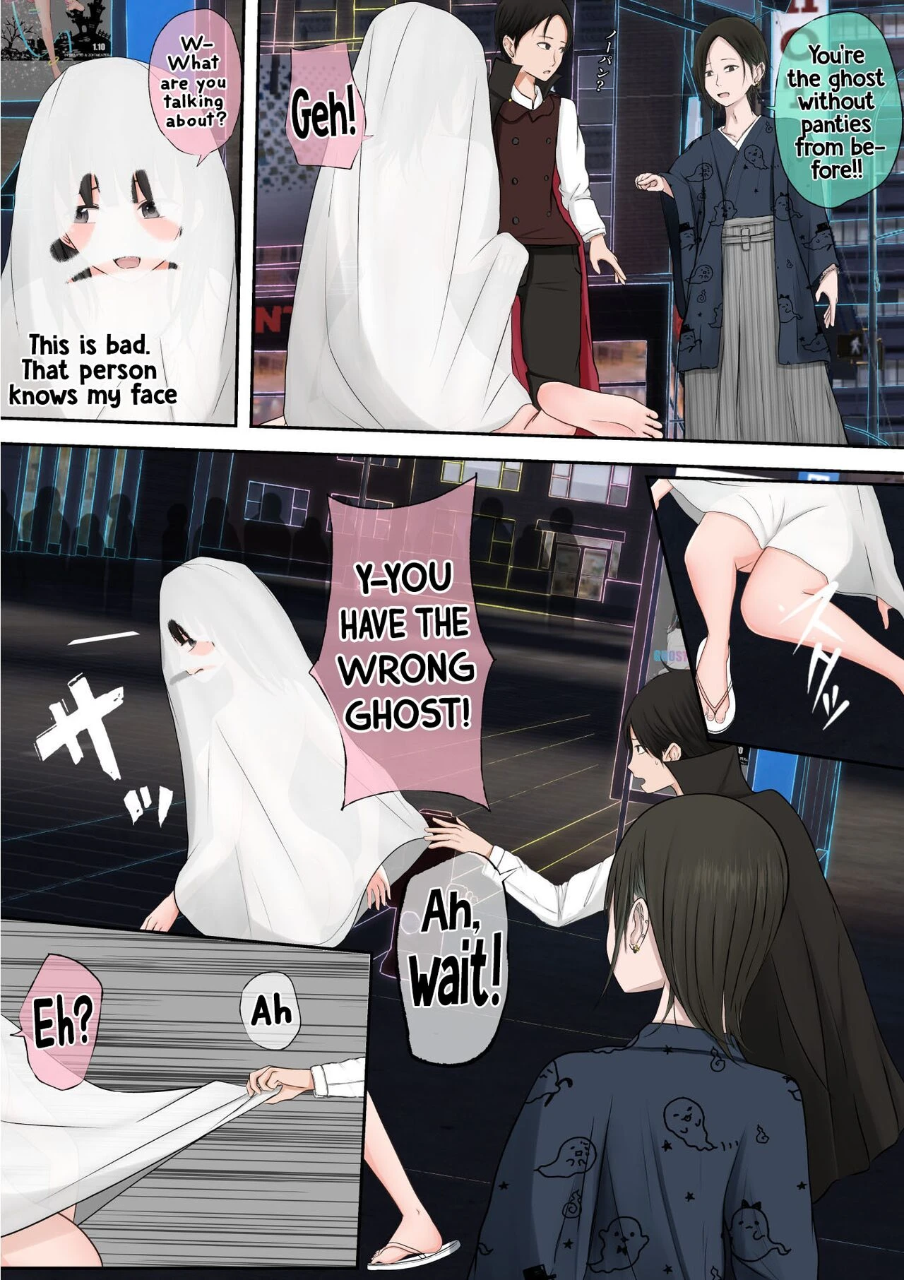 Halloween Exhibitionist Girl | Halloween Roshutsu Shoujo porn comic picture 42