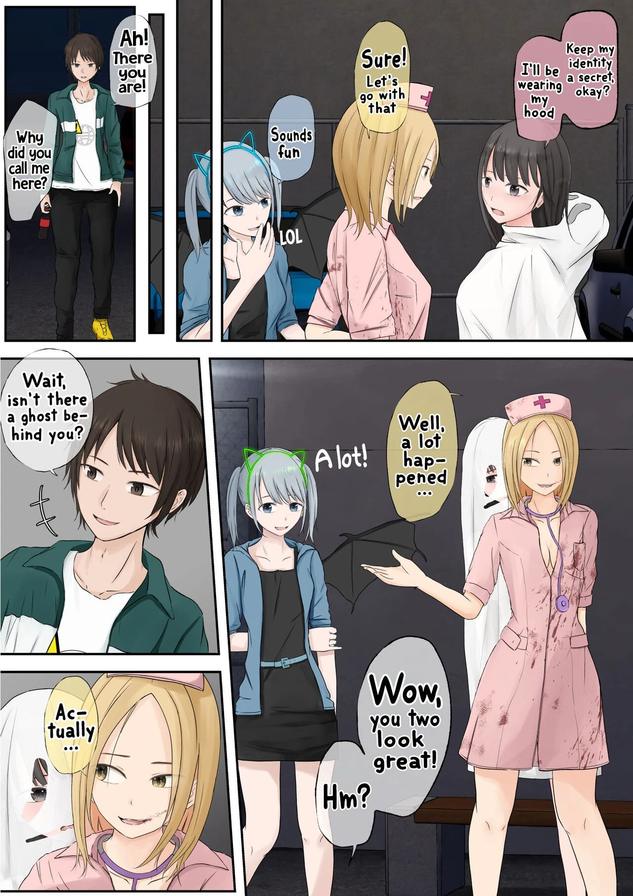 Halloween Exhibitionist Girl | Halloween Roshutsu Shoujo porn comic picture 49