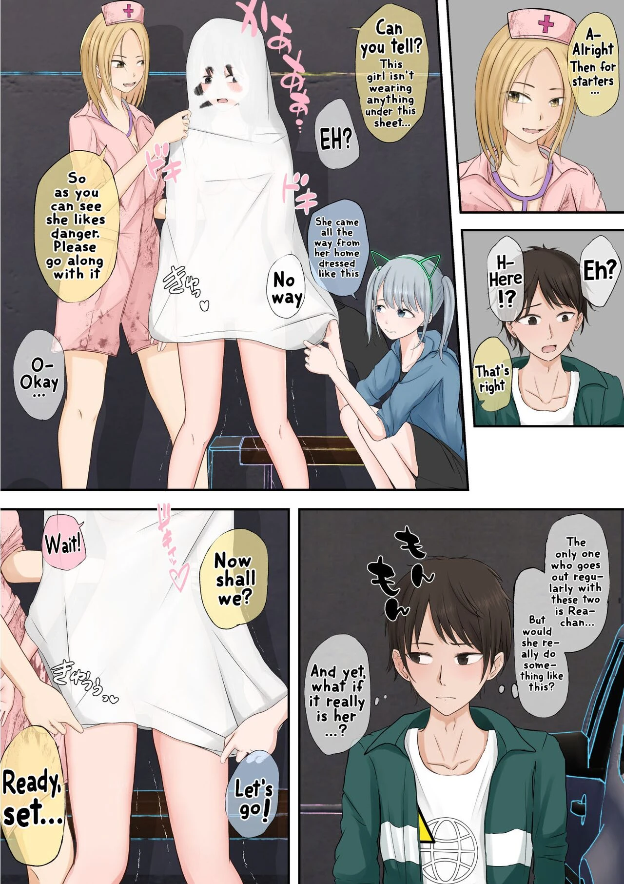 Halloween Exhibitionist Girl | Halloween Roshutsu Shoujo porn comic picture 52