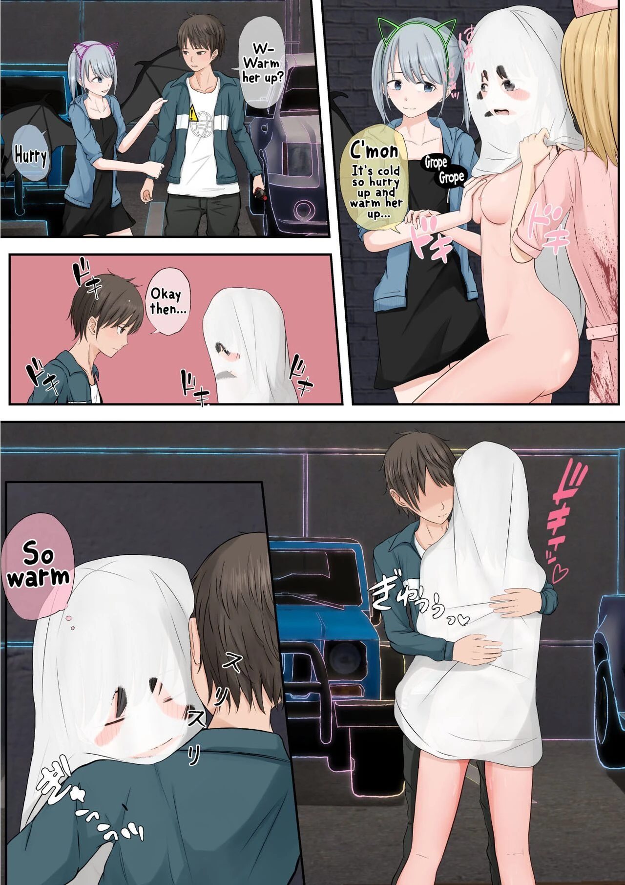 Halloween Exhibitionist Girl | Halloween Roshutsu Shoujo porn comic picture 54