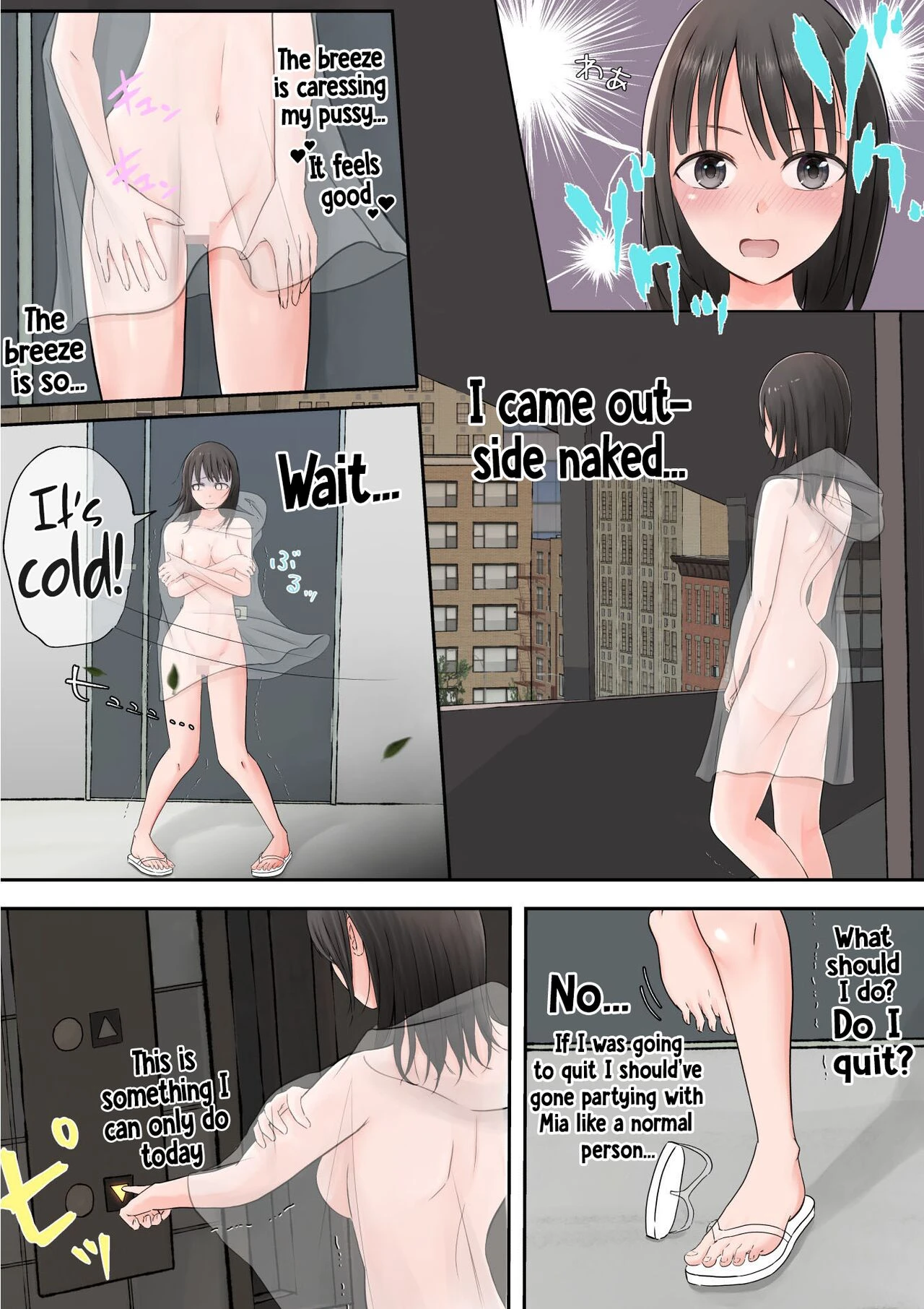 Halloween Exhibitionist Girl | Halloween Roshutsu Shoujo porn comic picture 90