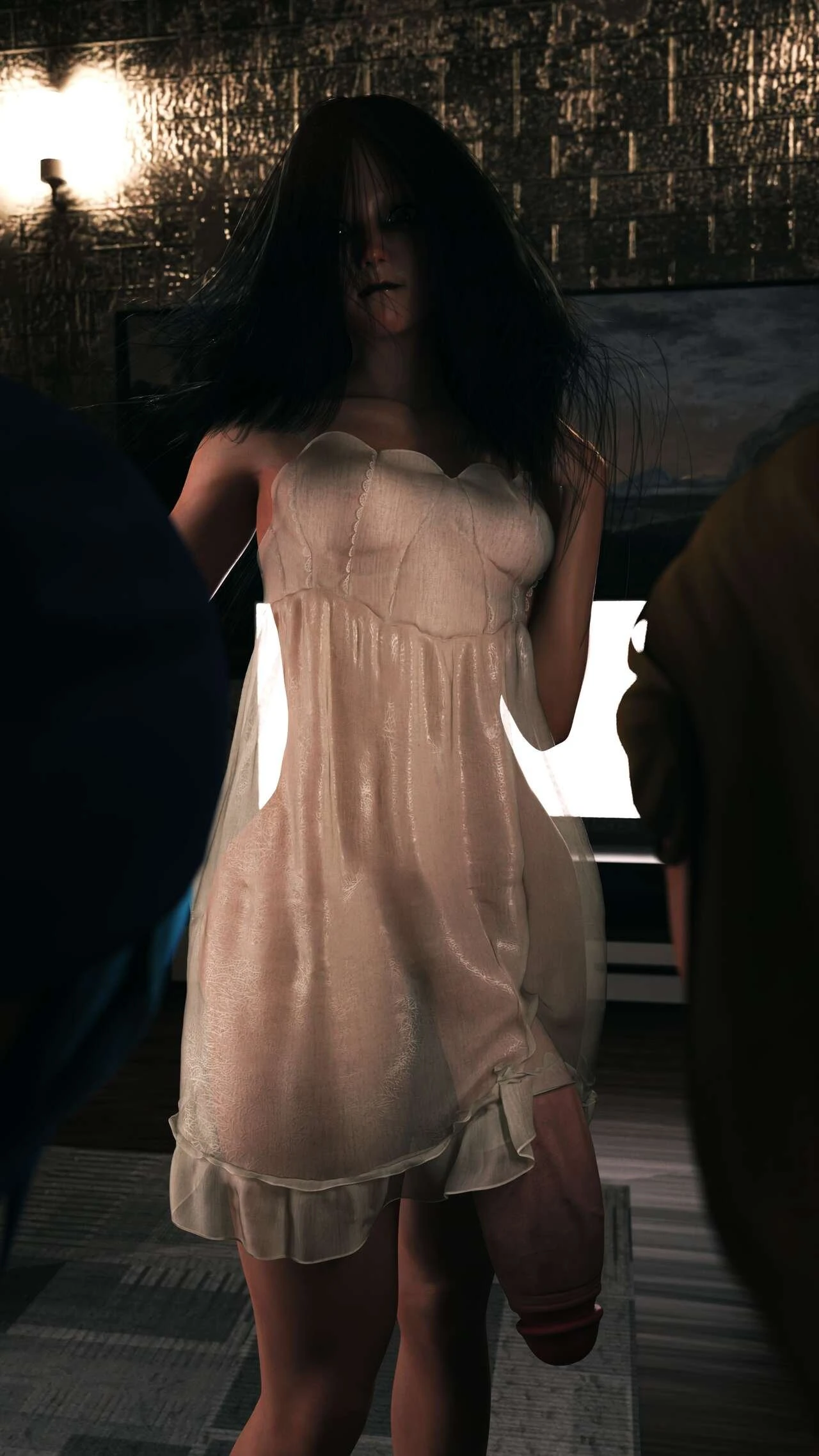 Halloween: Sadako With Chloe & Rachel porn comic picture 11