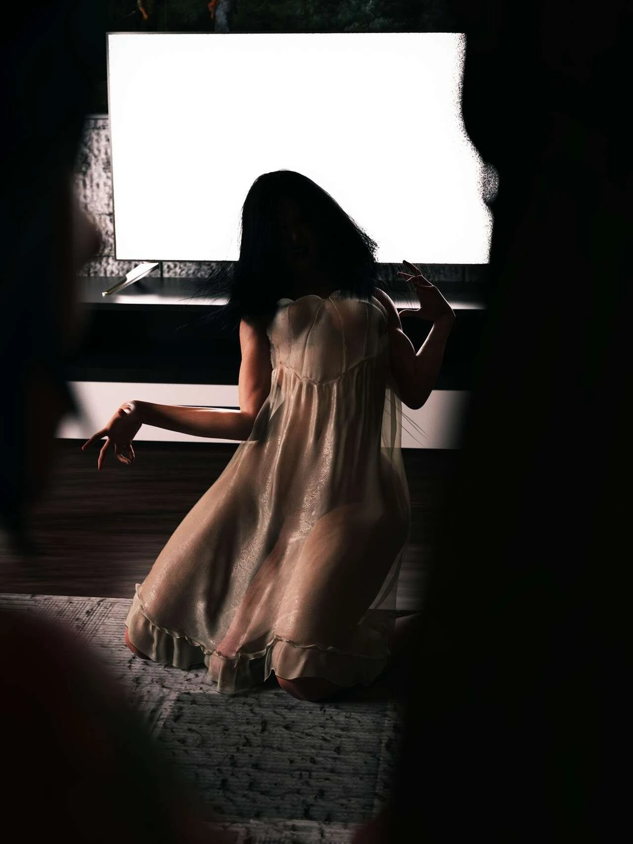 Halloween: Sadako With Chloe & Rachel porn comic picture 7