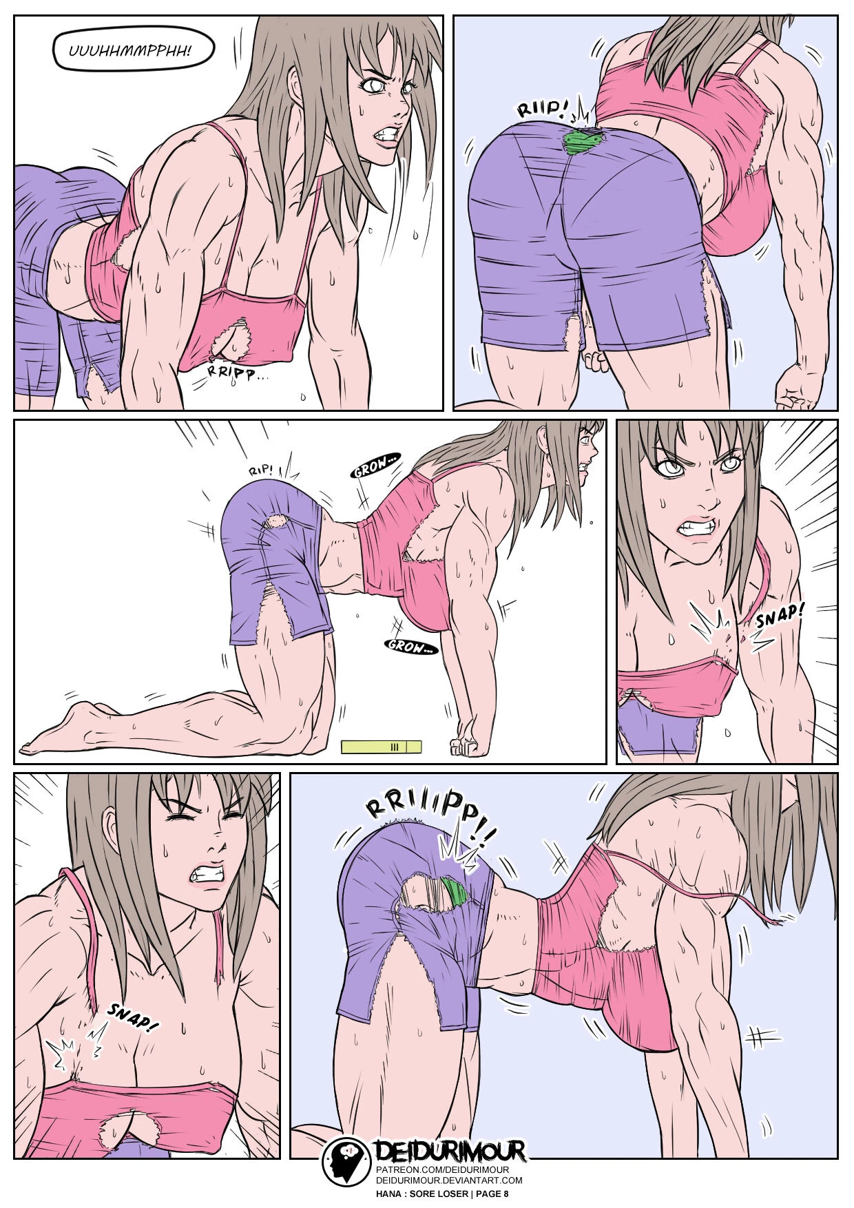 Hana: Sore Loser porn comic picture 10