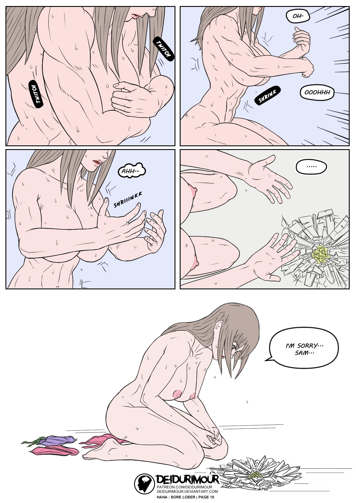 Hana: Sore Loser porn comic picture 17