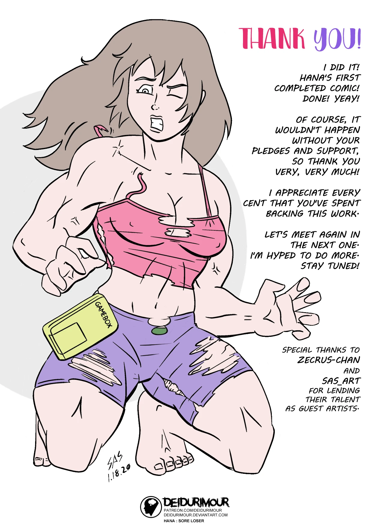 Hana: Sore Loser porn comic picture 18