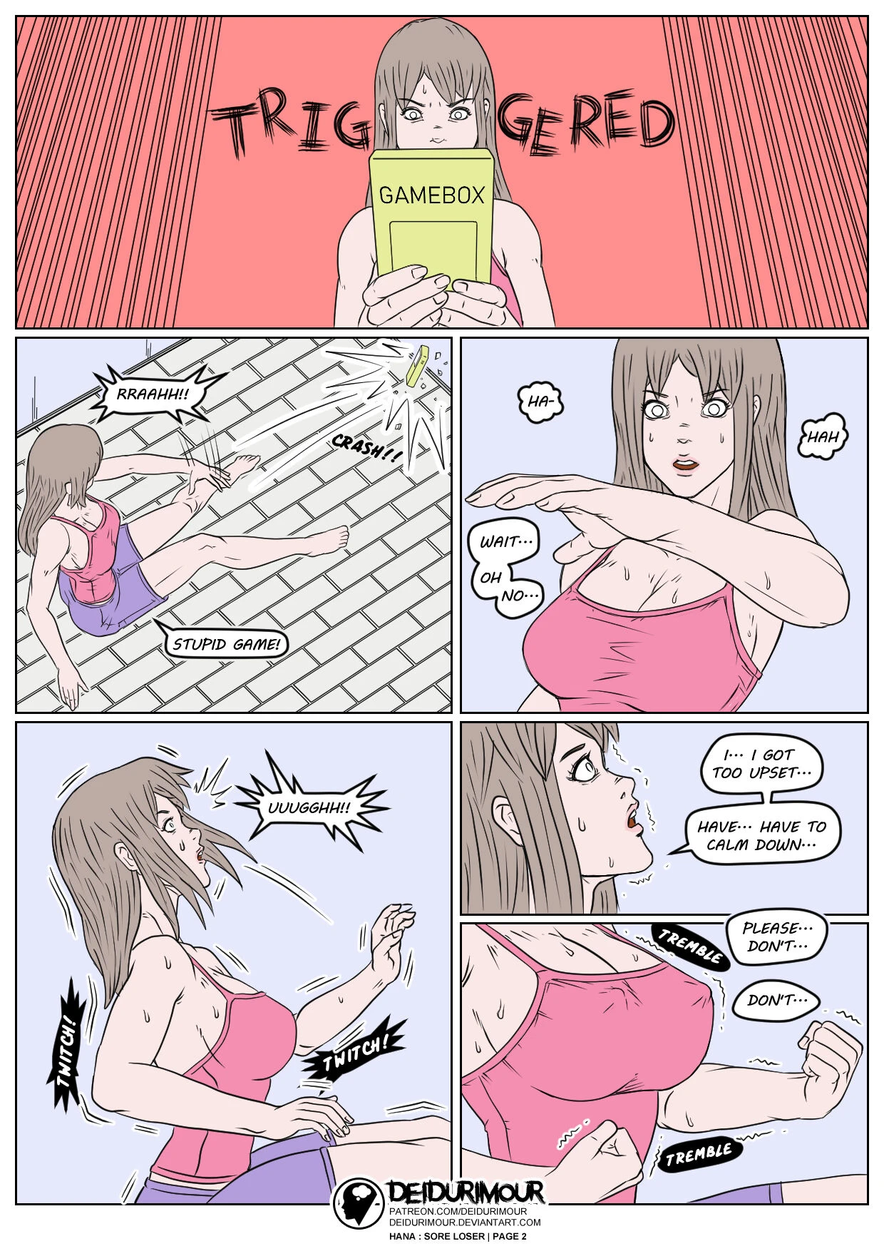 Hana: Sore Loser porn comic picture 4