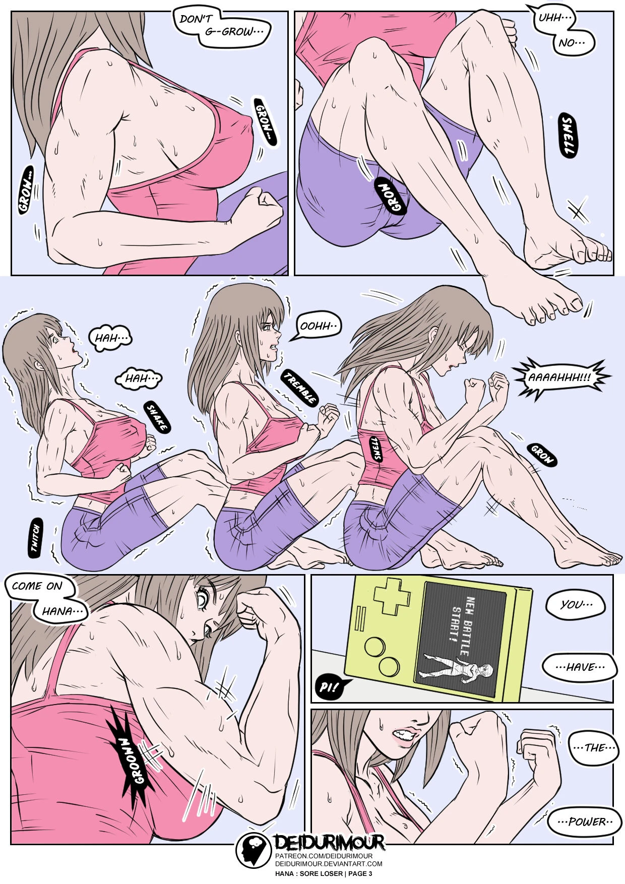 Hana: Sore Loser porn comic picture 5