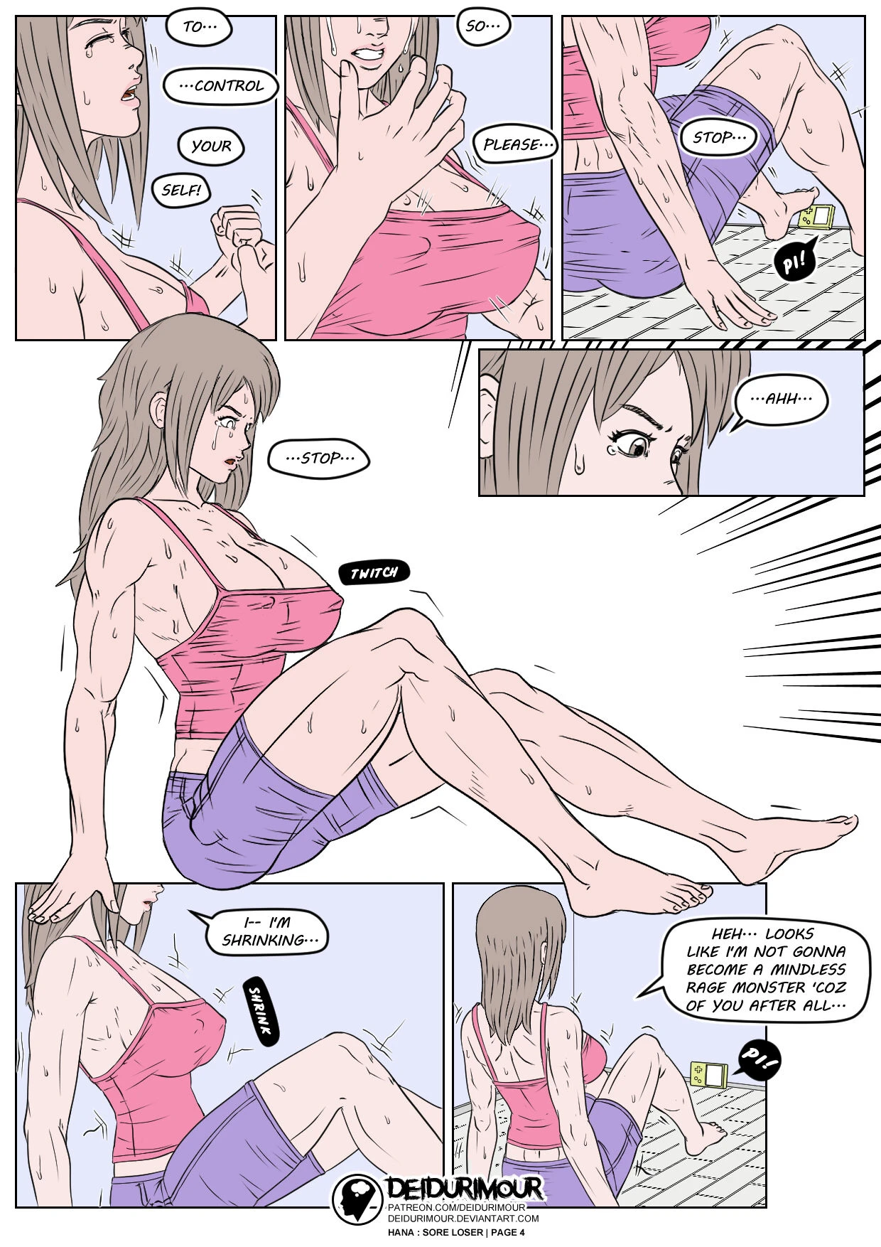 Hana: Sore Loser porn comic picture 6