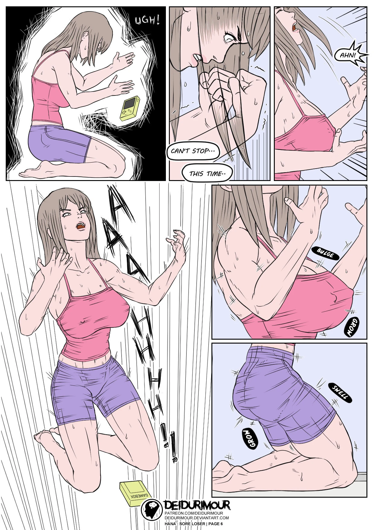 Hana: Sore Loser porn comic picture 8