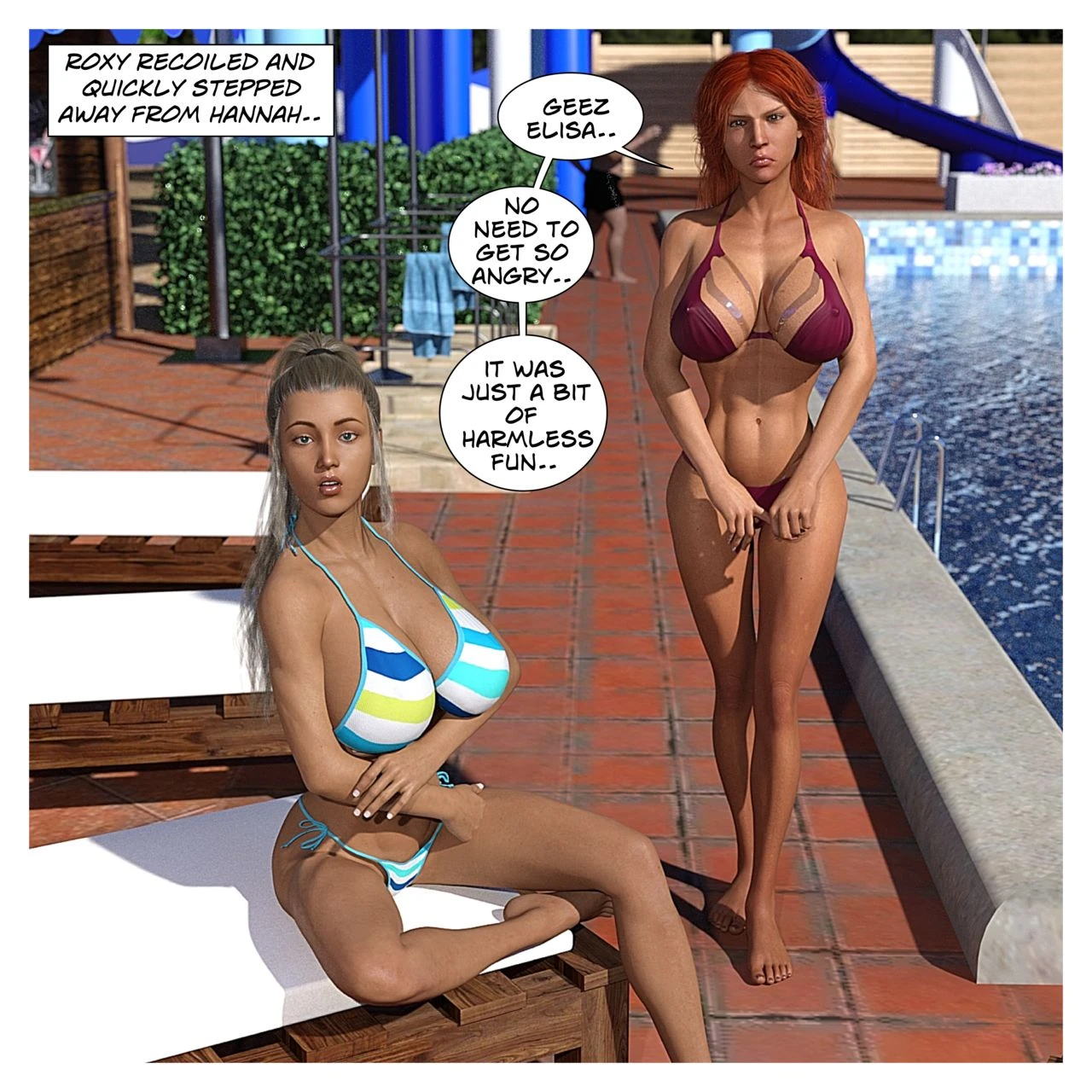 Hannah's Story 4: Wet Business porn comic picture 38