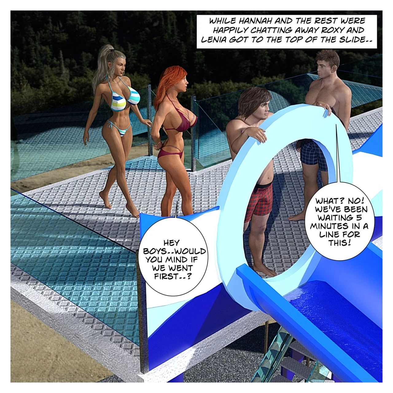 Hannah's Story 4: Wet Business porn comic picture 44