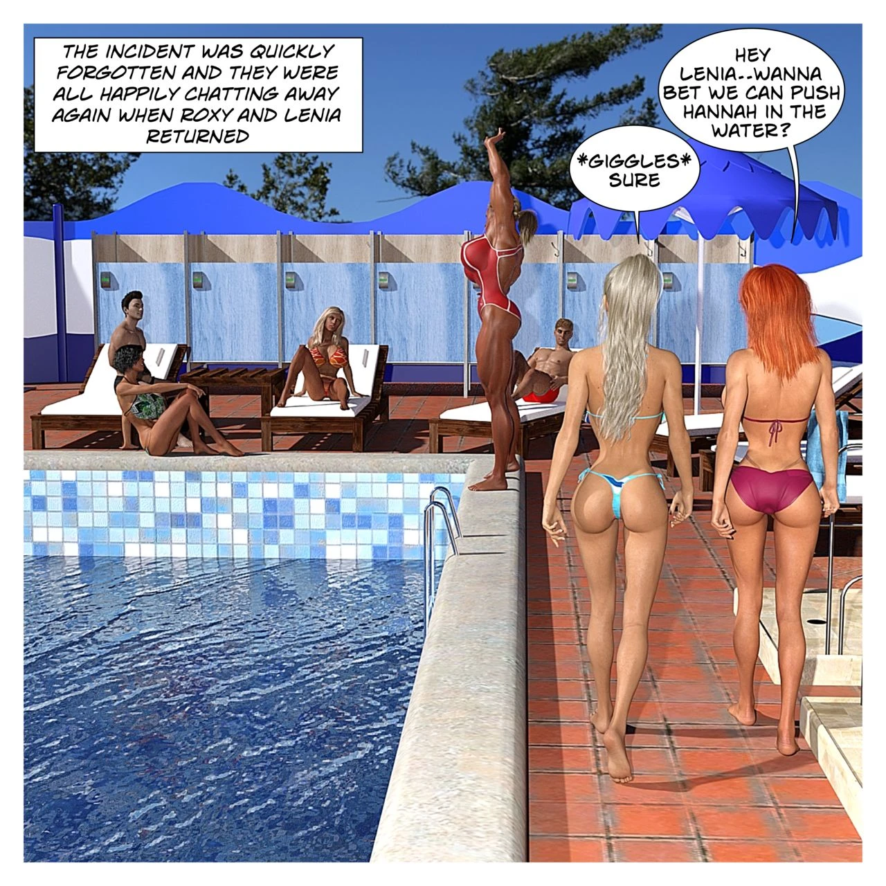 Hannah's Story 4: Wet Business porn comic picture 58
