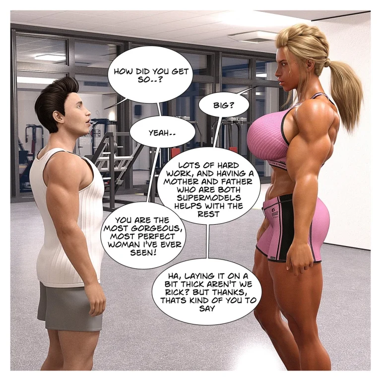 Hannah's Story: Gym Encounter porn comic picture 11