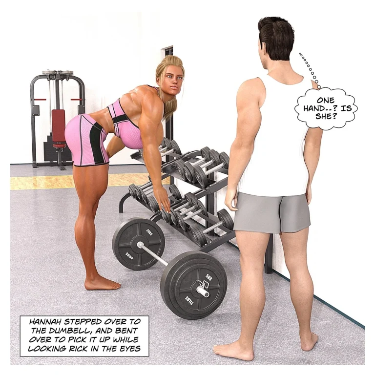 Hannah's Story: Gym Encounter porn comic picture 14