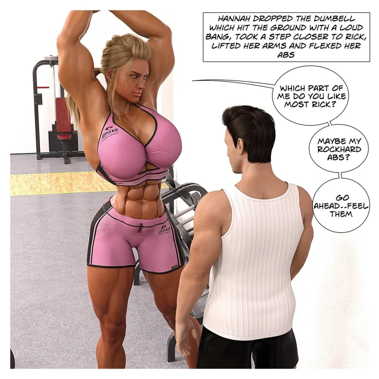 Hannah's Story: Gym Encounter porn comic picture 19
