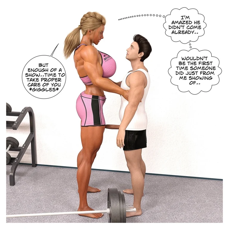 Hannah's Story: Gym Encounter porn comic picture 24