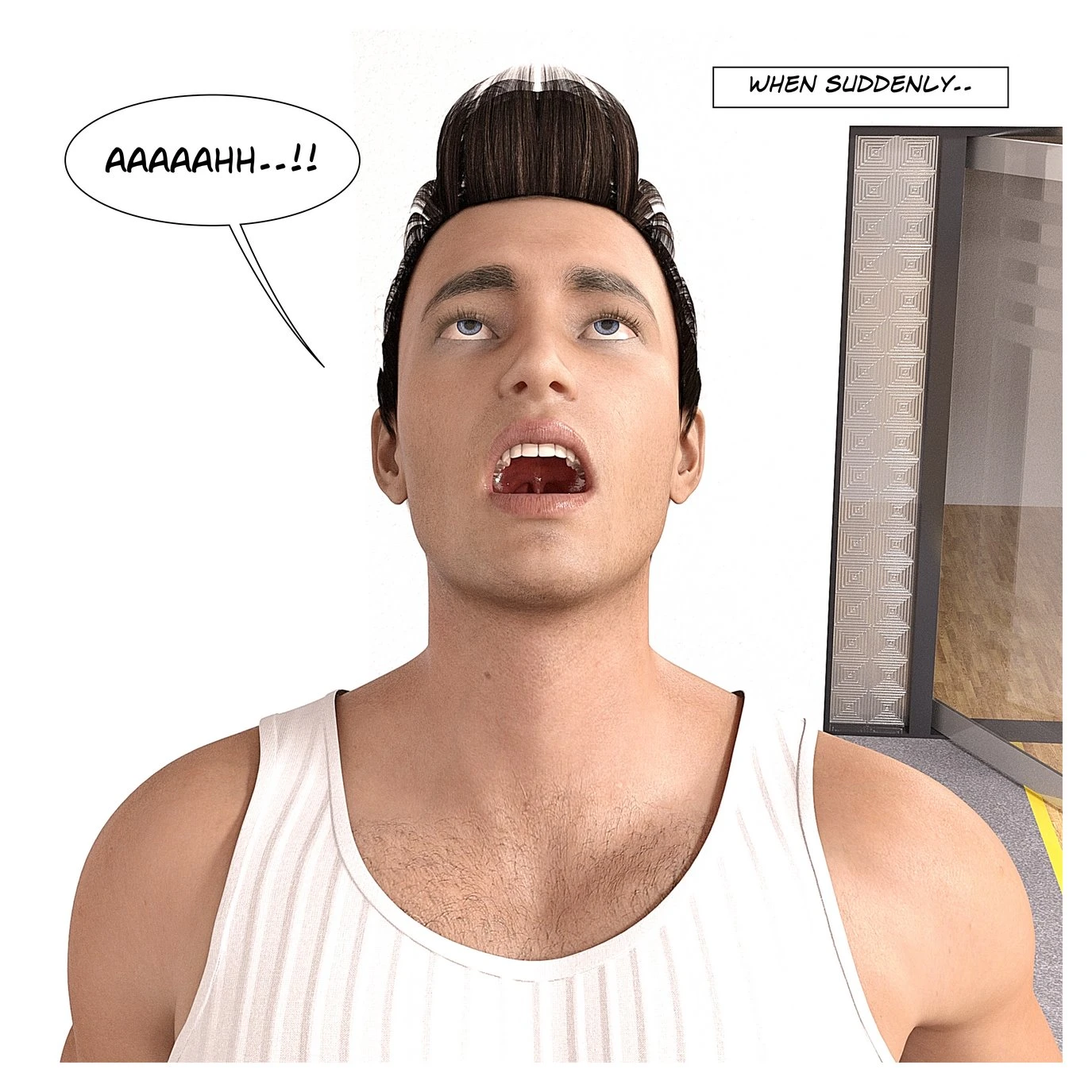 Hannah's Story: Gym Encounter porn comic picture 28