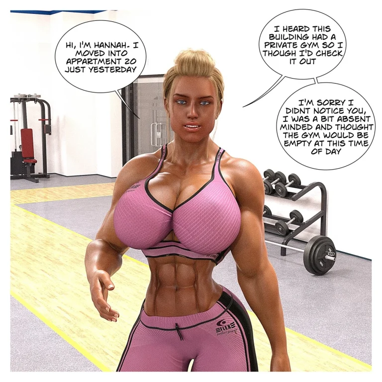 Hannah's Story: Gym Encounter porn comic picture 7