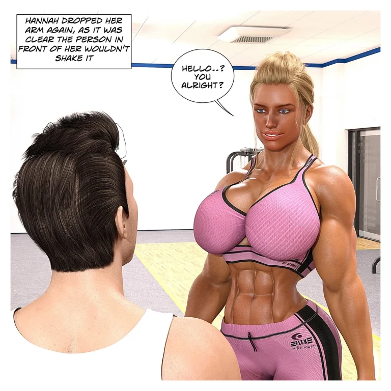 Hannah's Story: Gym Encounter porn comic picture 9
