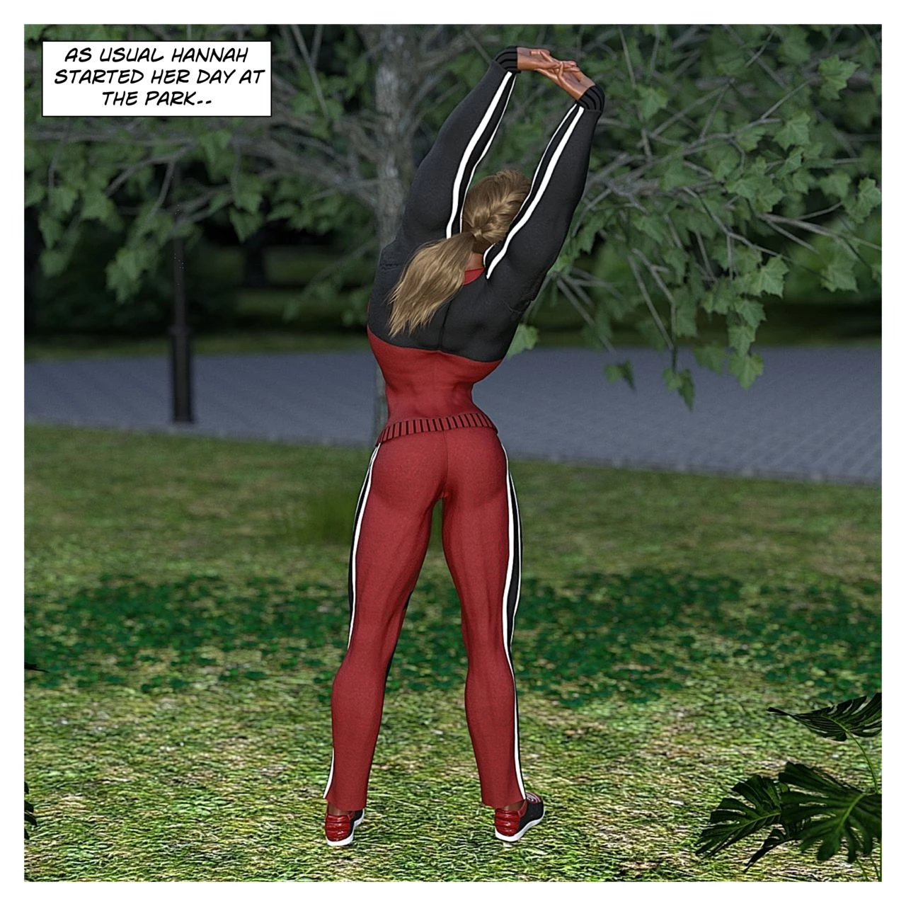 Hannah's Story3 : Morning Sweat porn comic picture 2