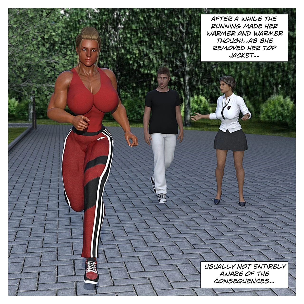 Hannah's Story3 : Morning Sweat porn comic picture 8