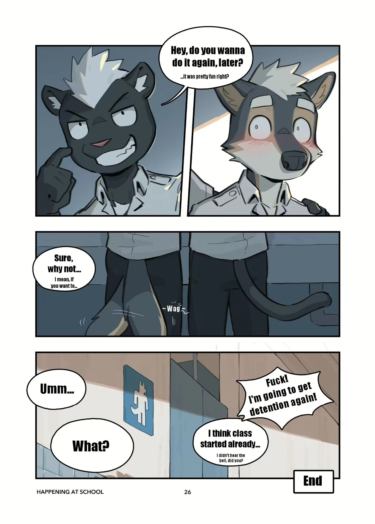 Happening at School porn comic picture 27