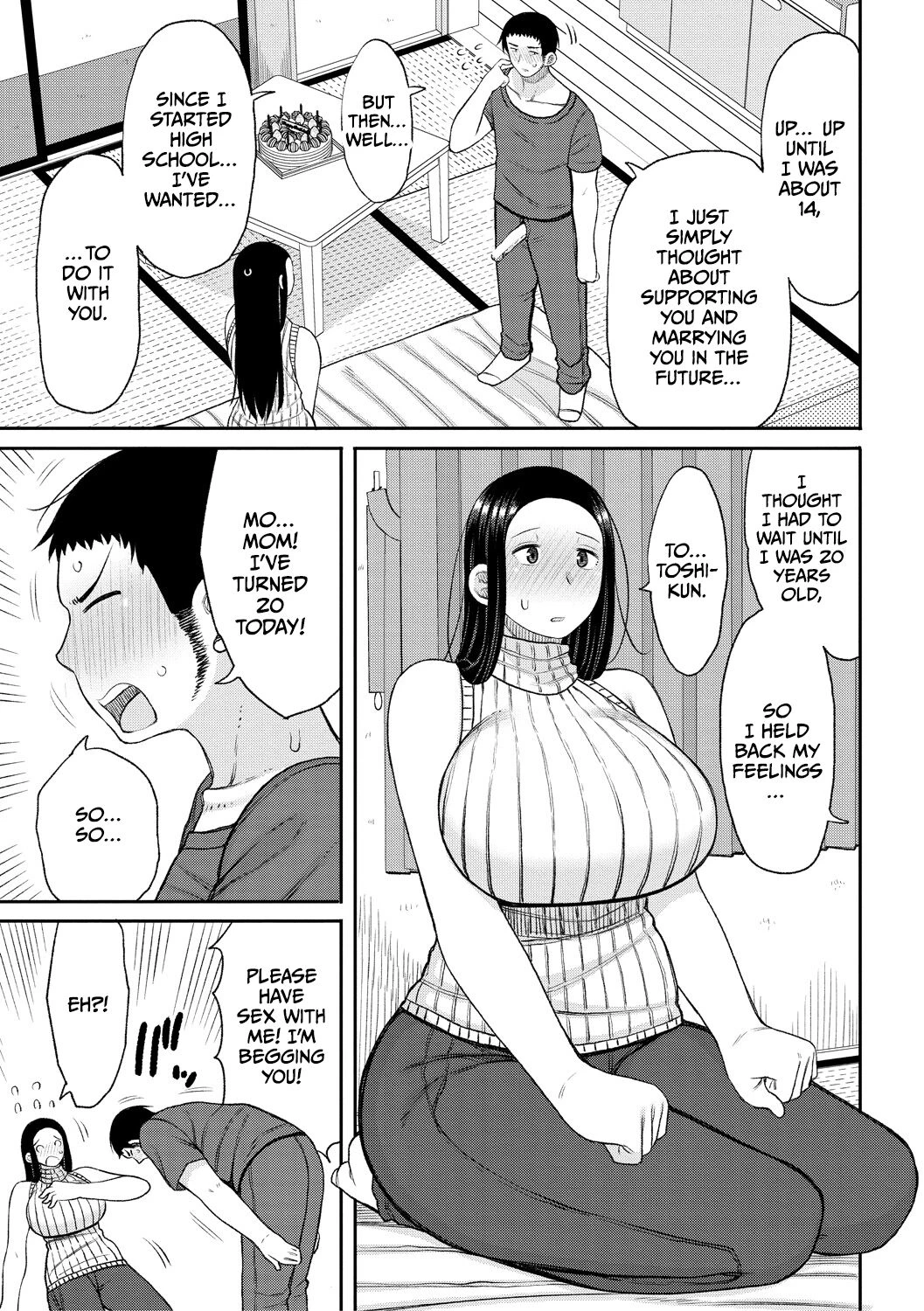 Haramitagari na Hahaoya ~Okaa-san to Ippai Kozukuri Shiyou ne~ porn comic picture 171