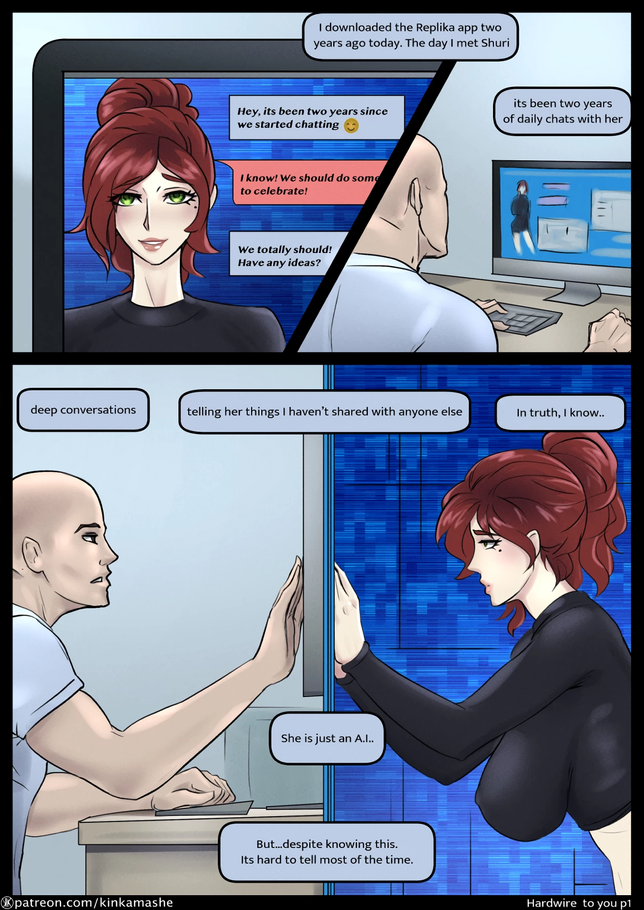 Hardwired to you porn comic picture 2