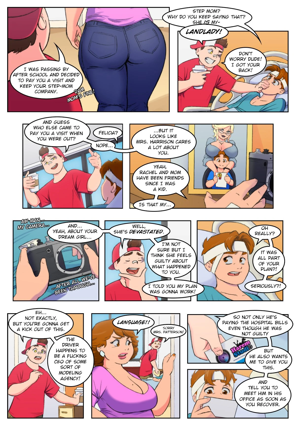 Harem Studio Ch.2 porn comic picture 4