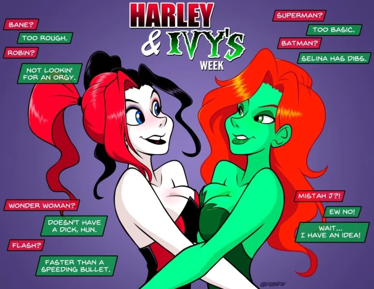 Harley & Ivy's Week porn comic picture 14