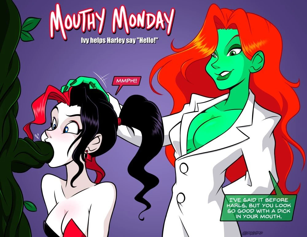 Harley & Ivy's Week porn comic picture 15