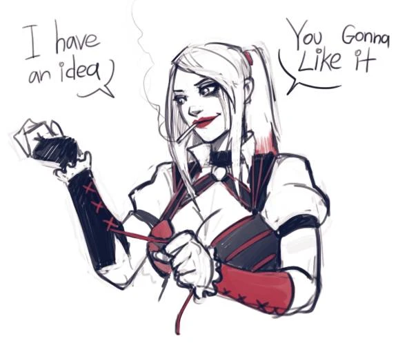 Harley Quin Superslut porn comic picture 63