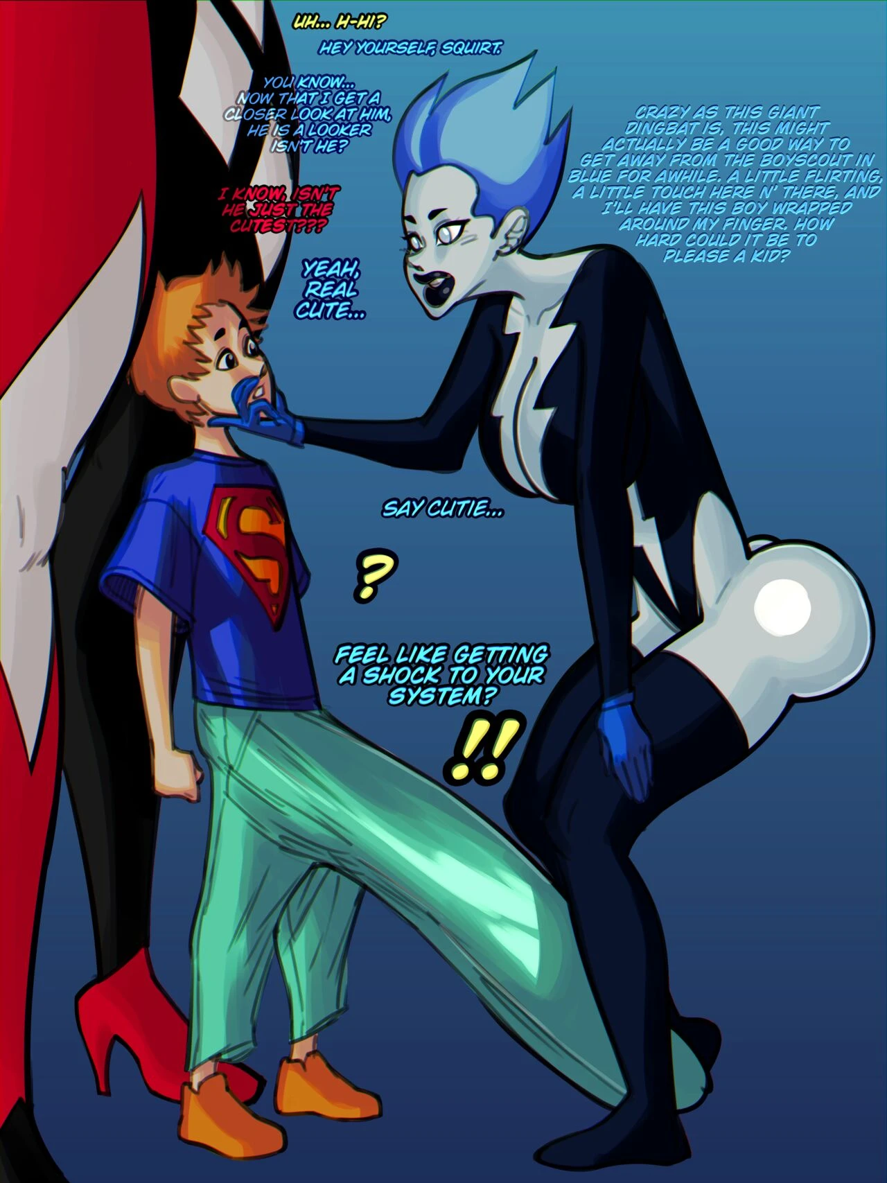 Harley Quinn's New Honey ||: Livewire porn comic picture 2