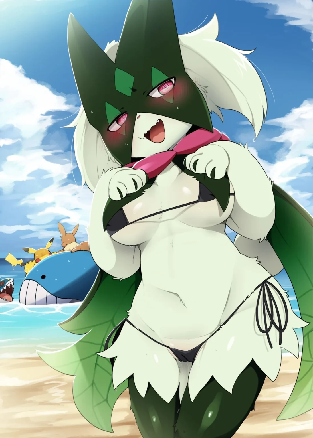 Hatsuiku no Yoi Mesu Meowscarada porn comic picture 1