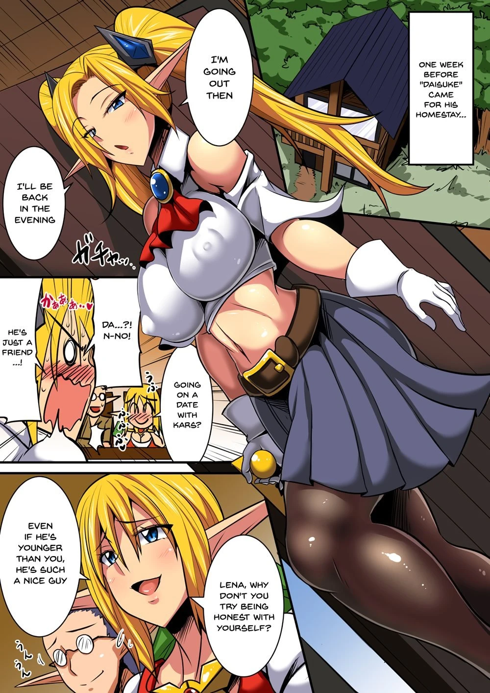 Having a Culture Exchange With an Elf Mother and Daughter ~Lena Edition~ | Elf Oyako to Pakopako Ibunka Kouryuu! ~Lena Hen~ porn comic picture 3