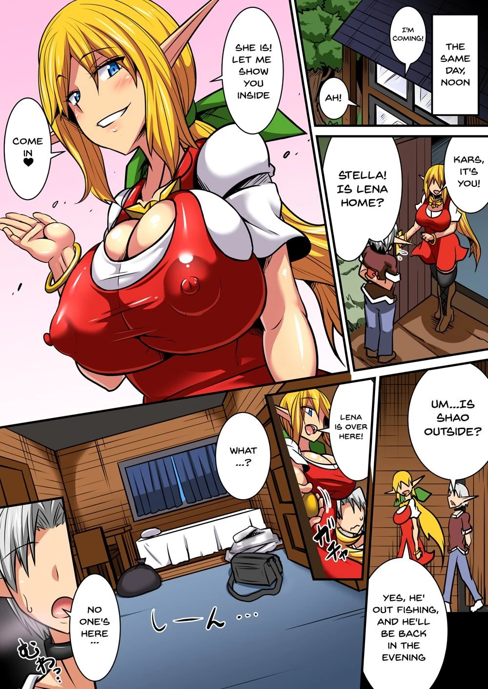 Having a Culture Exchange With an Elf Mother and Daughter ~Lena Edition~ | Elf Oyako to Pakopako Ibunka Kouryuu! ~Lena Hen~ porn comic picture 50
