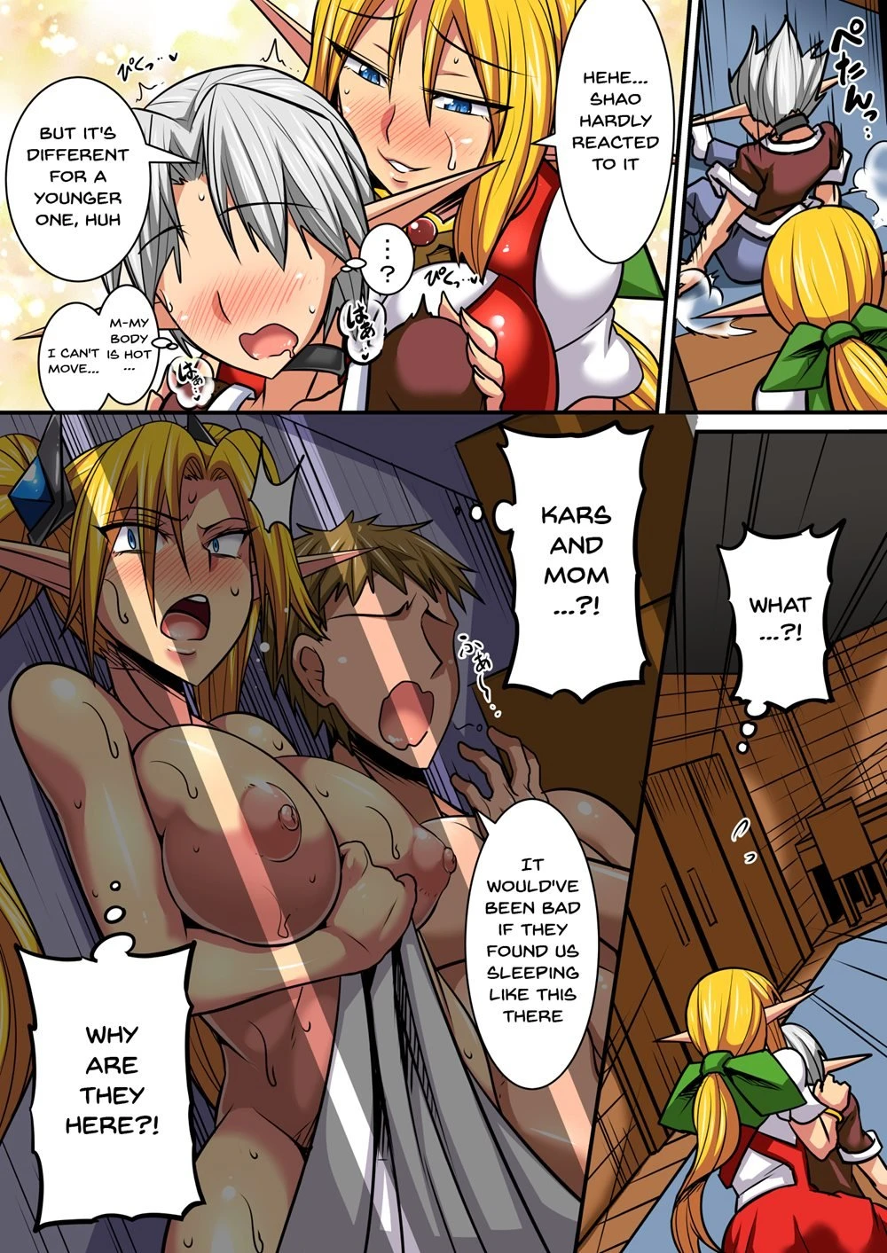 Having a Culture Exchange With an Elf Mother and Daughter ~Lena Edition~ | Elf Oyako to Pakopako Ibunka Kouryuu! ~Lena Hen~ porn comic picture 51