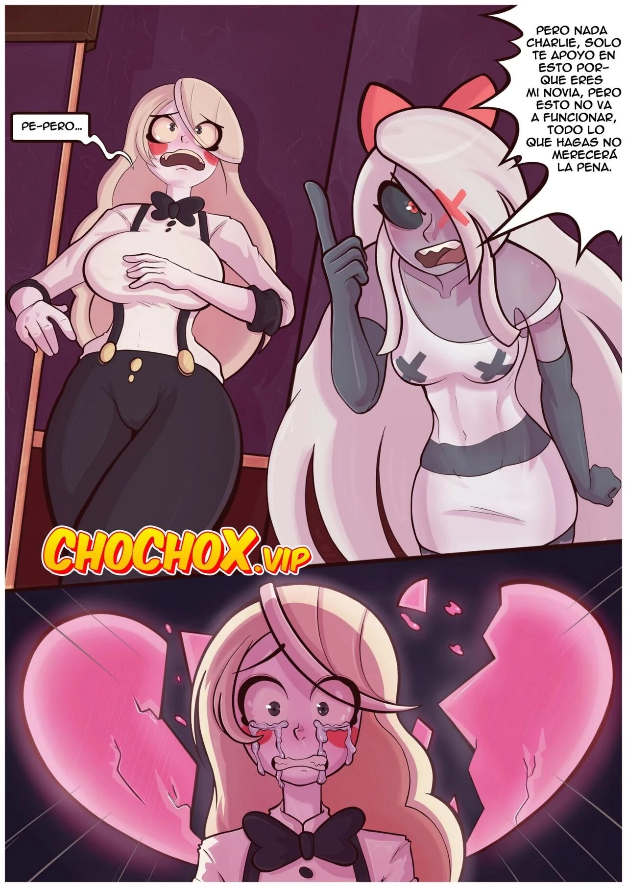 Hazbin Hotel: Demonic Infidelity Spanish porn comic picture 4