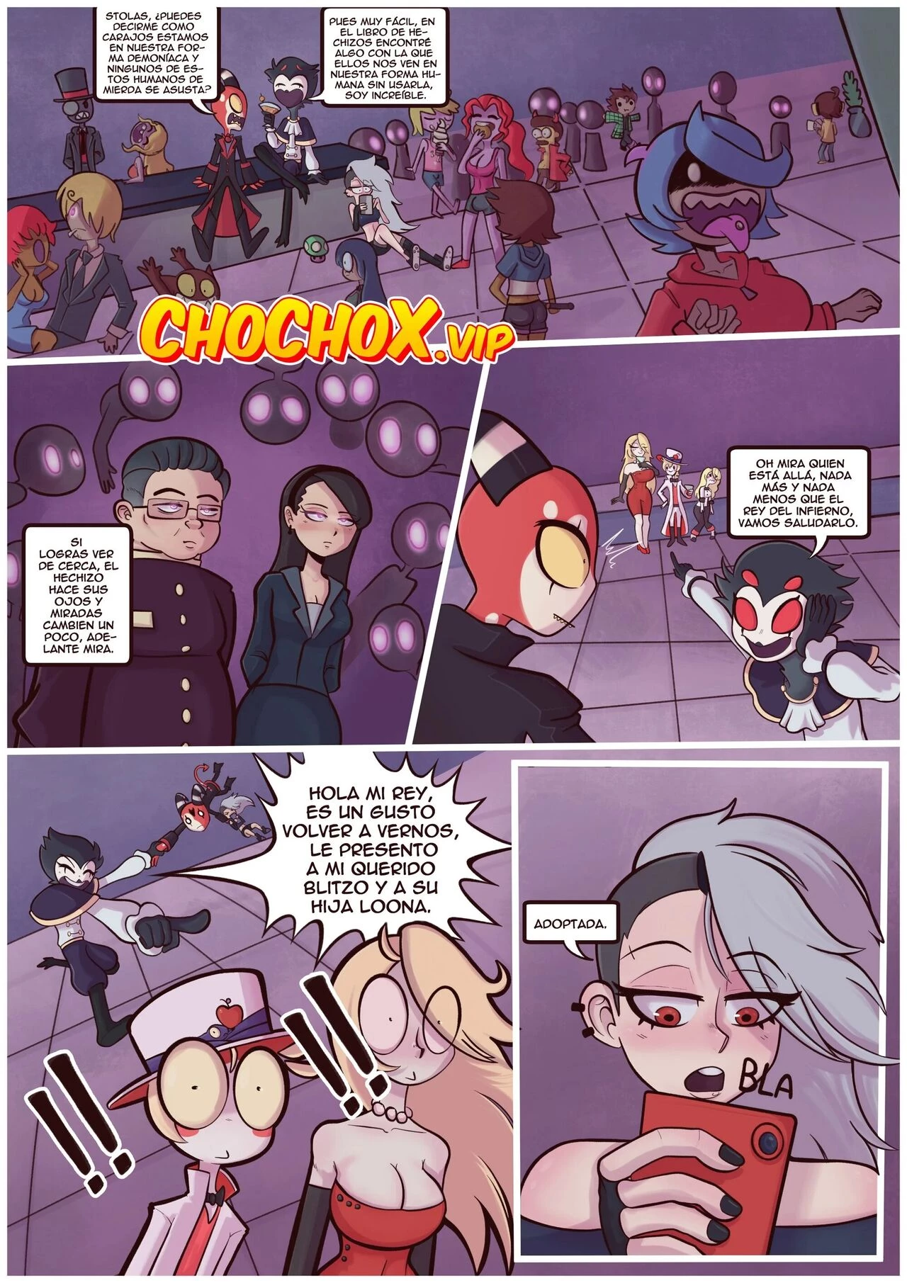 Hazbin Hotel: Demonic Infidelity Spanish porn comic picture 5