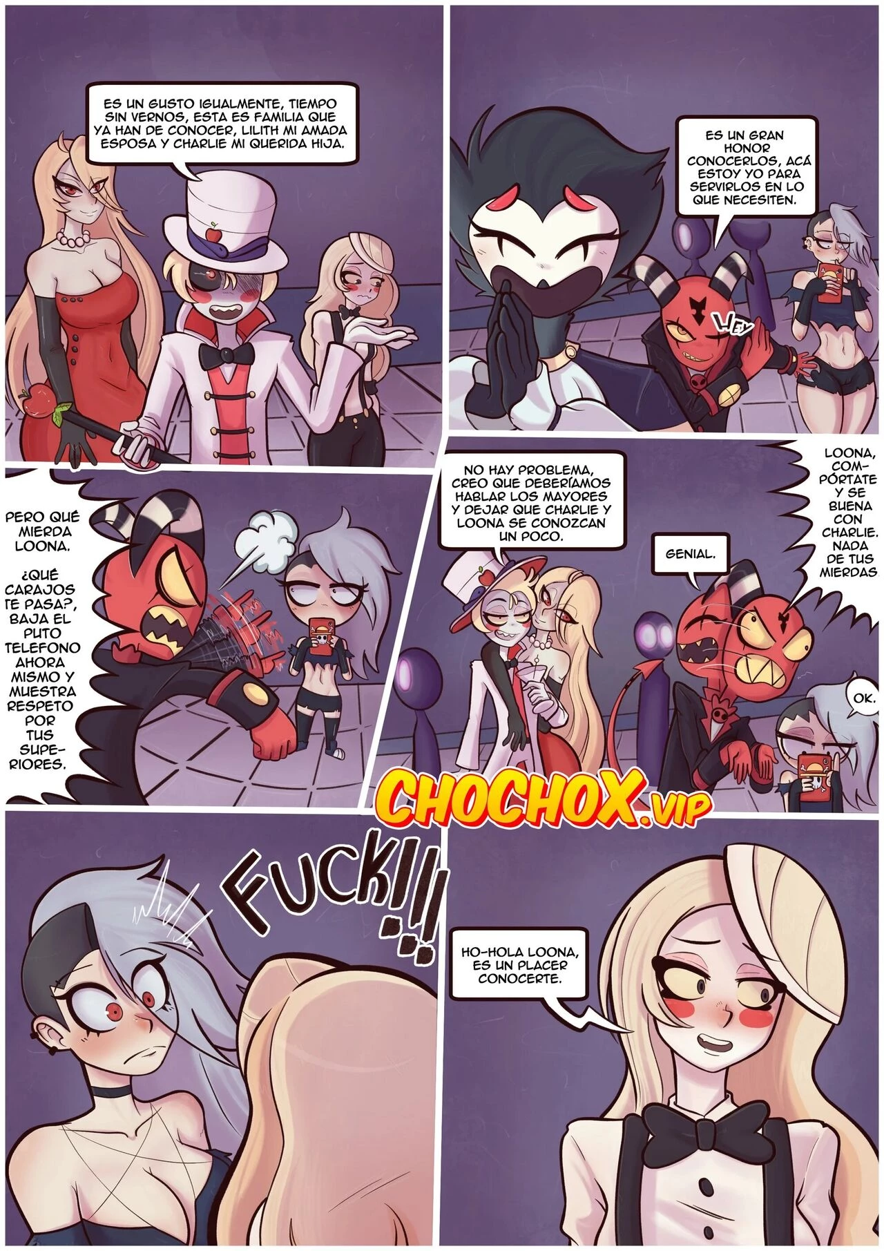 Hazbin Hotel: Demonic Infidelity Spanish porn comic picture 6