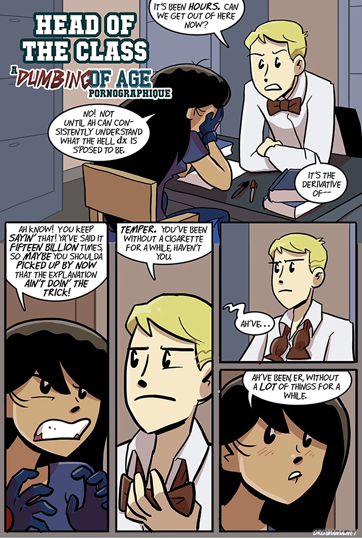 Head of the class porn comic picture 1
