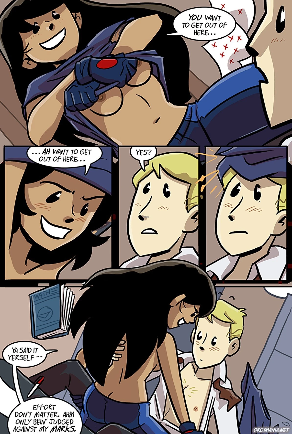 Head of the class porn comic picture 3